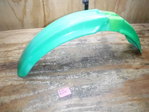 1991 Kx125 (B) Kawasaki Front Fender Plastic Shroud Fairing Green