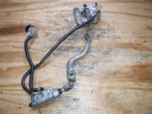 Yz80 Rear Brake Assembly Hose Line Caliper Master Cylinder 1999