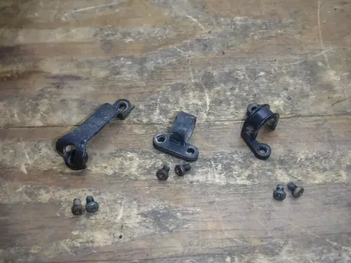 2015 Crf250r (B) Rear Brake Line Holders Mounts Plastic With Screws