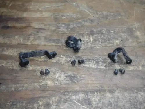 2015 Crf250r (B) Rear Brake Line Holders Mounts Plastic With Screws