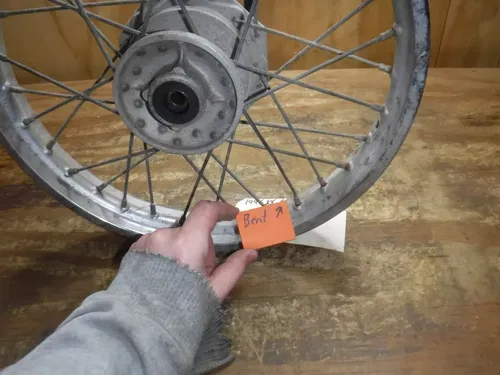 1996 Kx60 Front Wheel Rim Hub Spokes Complete