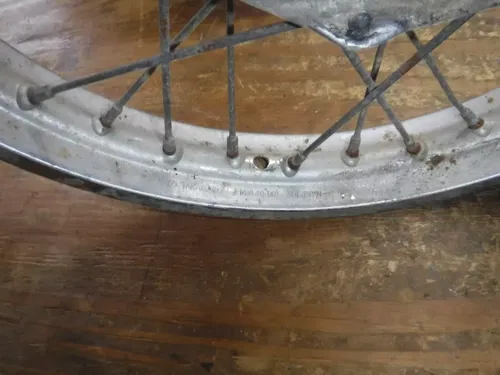 1996 Kx60 Front Wheel Rim Hub Spokes Complete