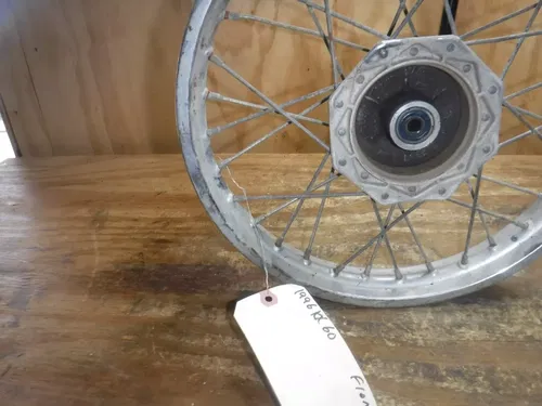 1996 Kx60 Front Wheel Rim Hub Spokes Complete