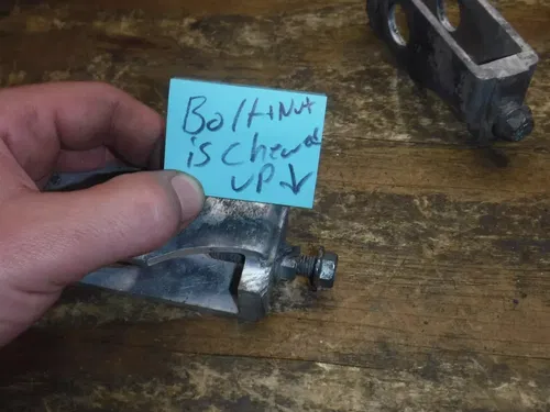 1988 Yz125 Swing Arm Adjustment Brackets