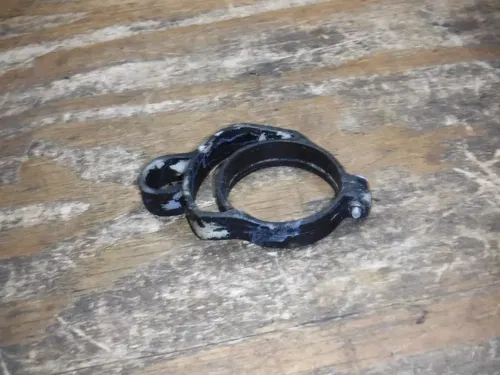 1997 Kx125 (A) Kawasaki Front Fork Guard Clamps Plastic Guides Brake Line