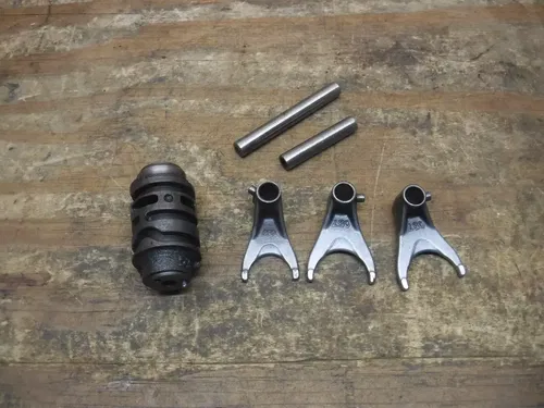 2010 KX250F Transmission Drum Forks Rods Selector 2009 2011 2012 2013 KX 250F OE