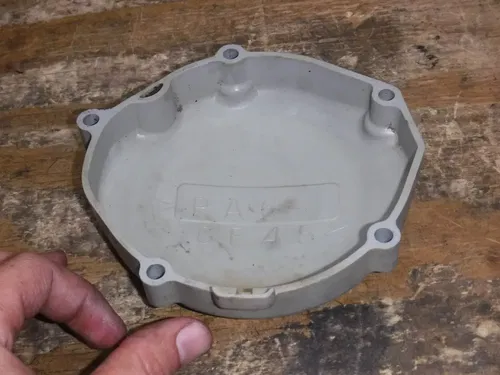 1996 Yz125 (B) Yamaha Flywheel Cover Stator Side Left Side Cover