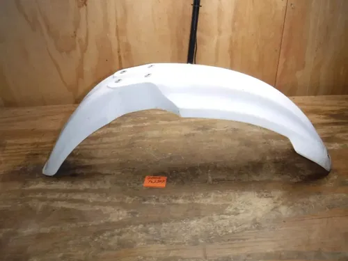 2006 Yz250f (M19) Front Fender Plastics Shroud Fairing Body White