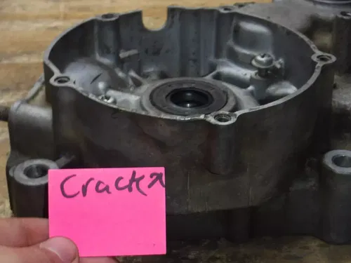 1990 Kx125 (A) Kawasakia Left Side Crankcase Crank Case Stator Side