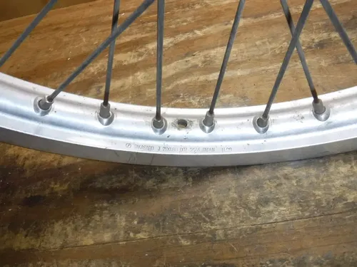 1999 Yz125 Front Wheel Rim Hub Spokes Complete