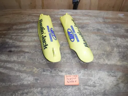2010-2013 Yz250f Yz450f (M16) Front Fork Guards Plastic Body