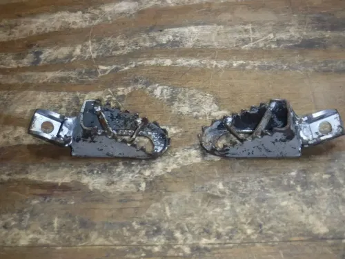 1997 Kx100 Frame Foot Pegs Fittings Pedal 1995 1996 1997