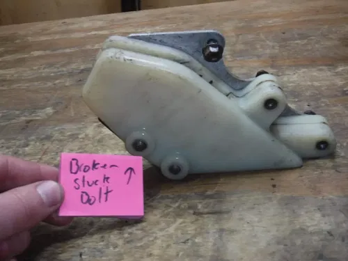 1991 Kx125 (C) Rear Chain Slide Guide Guard Slider Insert Swingarm