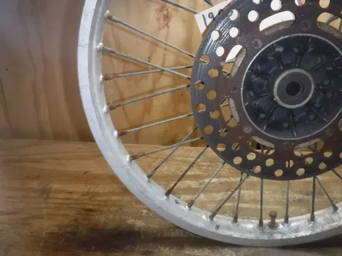 1986 Kx125 Front Wheel Rim Hub Spokes Complete