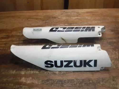 2009 RMZ450 Front Forks Tubes Legs Guards Plastic Fender