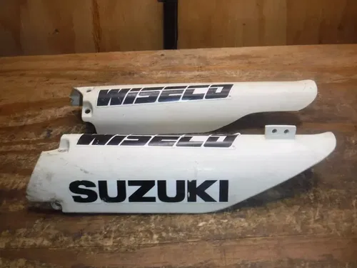 2009 RMZ450 Front Forks Tubes Legs Guards Plastic Fender