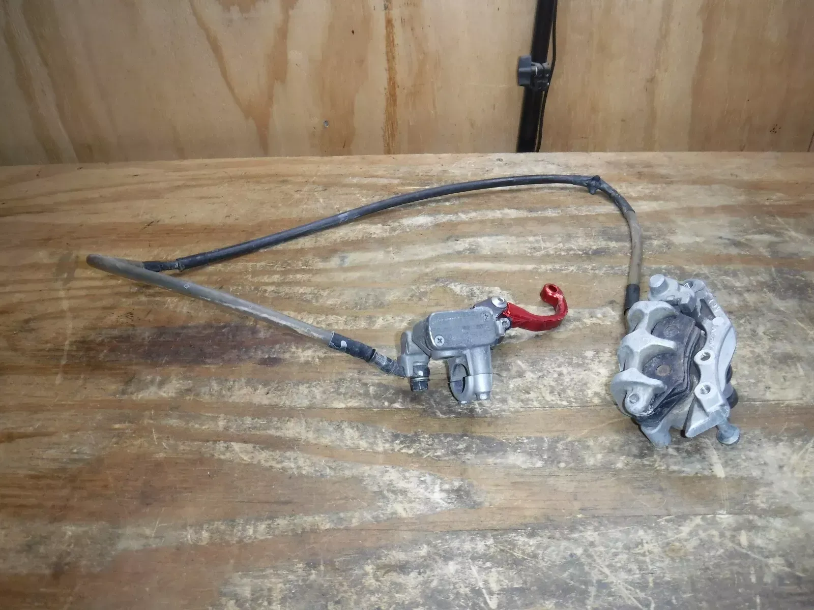 2000 Cr125 Front Brake Assembly Caliper Mastercylinder Hose Line