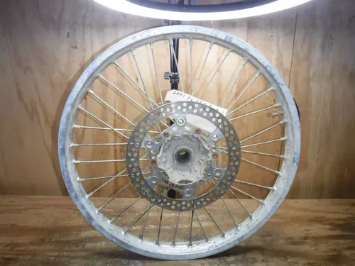 2001 Yz250 Front Wheel Rim Hub Spokes Complete Bent Rim