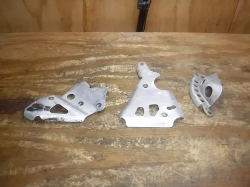 2000 Yz426F Works Connection Side Cover For Frame & OEM Side Case Cover