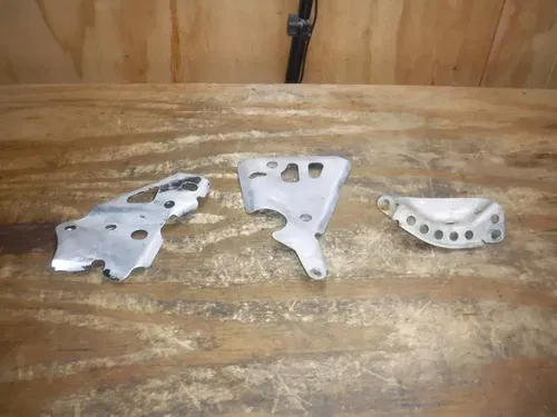2000 Yz426F Works Connection Side Cover For Frame & OEM Side Case Cover