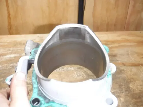 2009 Kx450f Kawasaki DAMAGED Cylinder Jug Bore Barrel Can Top End
