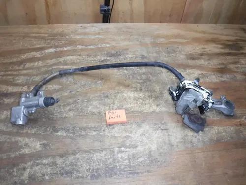 2012 RMZ450  Rear Brake Assembly Hose Line Caliper Mastercylinder Pipe FOR PARTS