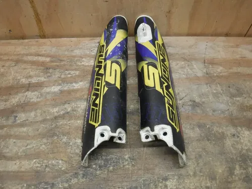 2008 RMZ450 Front Fork Guards Plastics 2009 2010 2011 2012 2013 2014 2015 - 2020