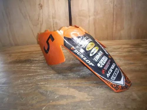 2005 KTM 250 SXF Rear Fender Rear Number Plates Plastic Orange 2003 2004 - 2007