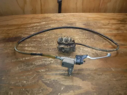 1995 Rm250 Front Brake Assembly Line Caliper Master Cylinder 1991 1992 1993-1995