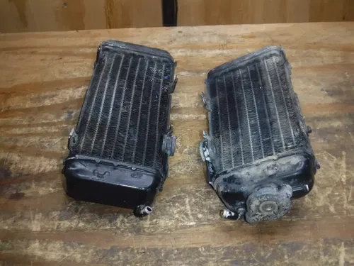 1988 Yz125 Radiators Left Right Cap Comb Coolant 1986 1987 1988