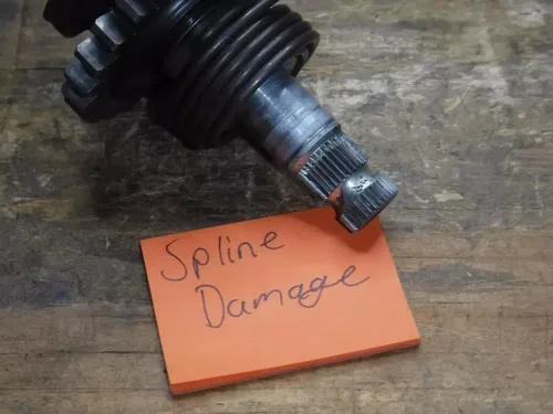 1994 Cr80 Cr 80 Kick Start Shaft Kicker Drive Gear Assembly