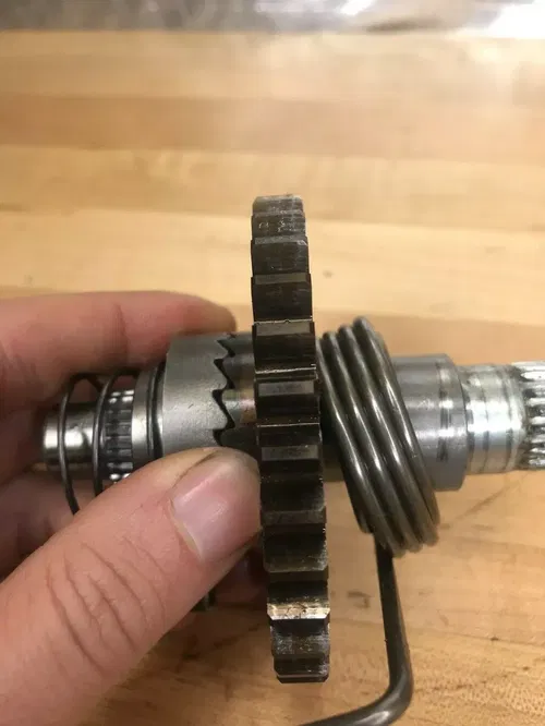 2013 Honda Crf450r Kick Start Shaft Assembly Kicker Return Spring