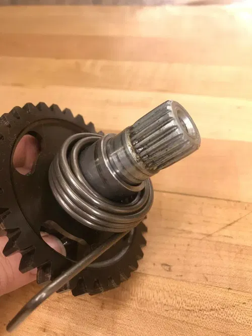 2013 Honda Crf450r Kick Start Shaft Assembly Kicker Return Spring
