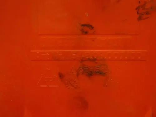 2007 KTM450EXC Front Number Plate Plastic Orange 1986 - 2012