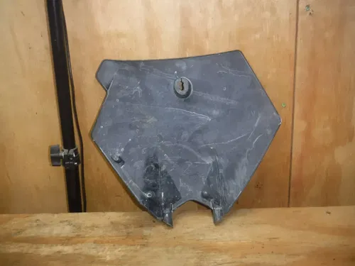 2005 KTM 200 EXC Front Number Plate Plastic Black Body Plastics