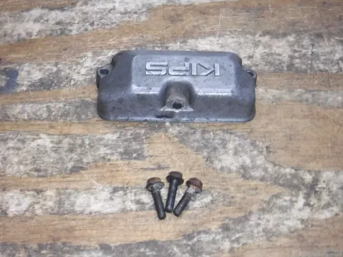 1990 Kx125 Kawasaki Resonator Cover with Hardware Top End Motor Cover