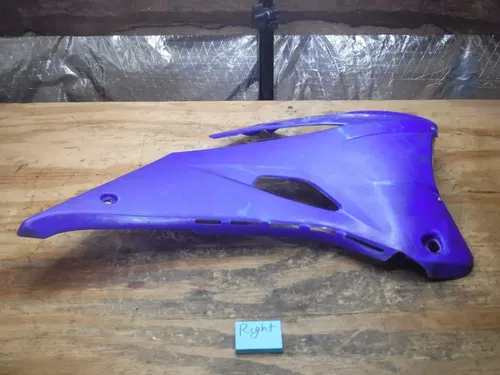2008 Yz450f Right Side Front Shroud Fairing Blue Plastics Tank
