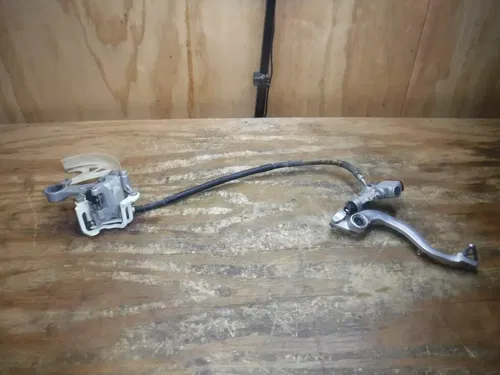 2010 RMZ250 Rear Brake Assembly Hose Line Caliper Master Cylinder