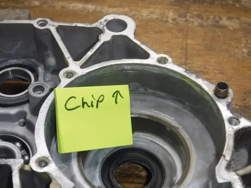 1990 KDX200 Kawasaki Right Side Crankcase Crank Case Kicker Side 90 - 95