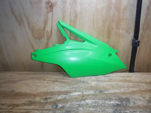 2018 Kx250f Kawasaki Left Side Rear Number Plate Plastics Plastic Body Green