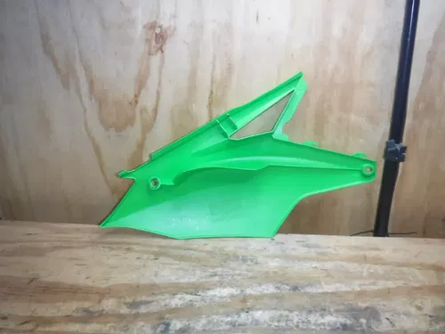 2018 Kx250f Kawasaki Left Side Rear Number Plate Plastics Plastic Body Green