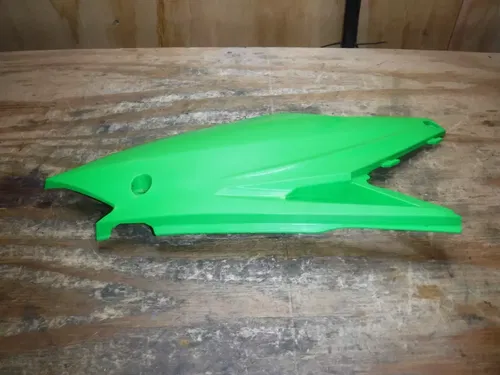 2018 Kx250f Kawasaki Left Side Rear Number Plate Plastics Plastic Body Green
