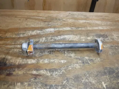 2008 KTM 300 XC Rear Axle Shaft Adjustment Block Bolt Nut