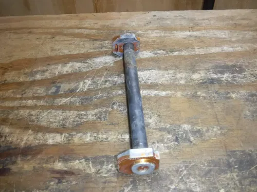 2008 KTM 300 XC Rear Axle Shaft Adjustment Block Bolt Nut