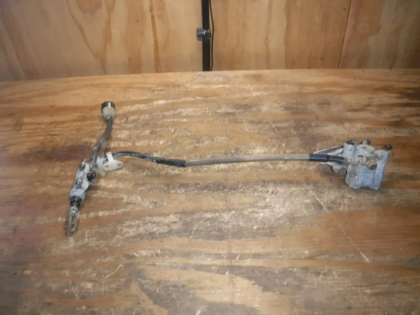 2003 Kx100 (A) Rear Brake Assembly Caliper Pads Mastercylinder Line 2001 2002 03