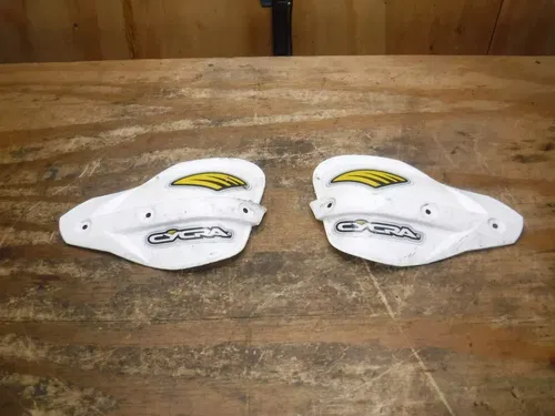 Cycra (M7) Handle Guards Brush Guards Handle Bar Element Plastic White YZ
