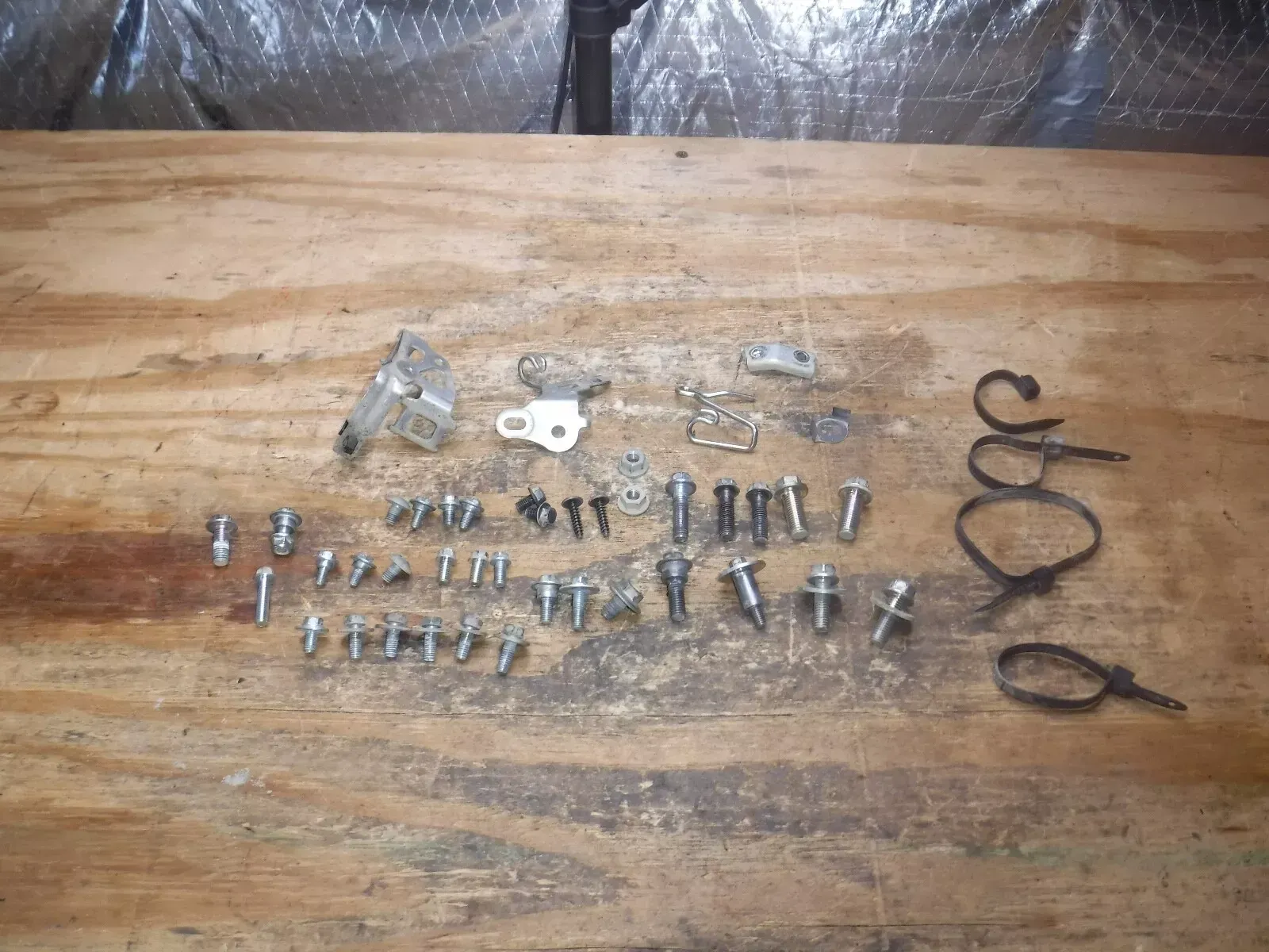 2015 Crf250r Hardware Bolt Plastic Bolts Bracket Kit Holders Bolt Kit Zip Ties