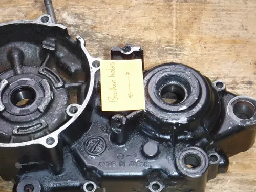 Kx125 Left Side Crankcase Crank Case Stator Side 1987