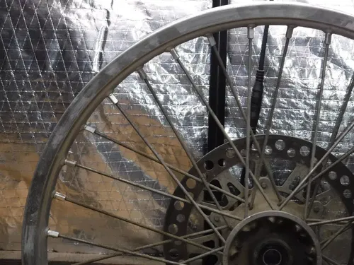 Rm250 Front Wheel Spokes Hub Rim Complete 1989