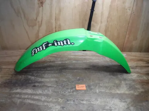 2009 Kx450f (M18) Front Fender Plastic Body Green